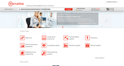 Desktop Screenshot of mercateo.ie
